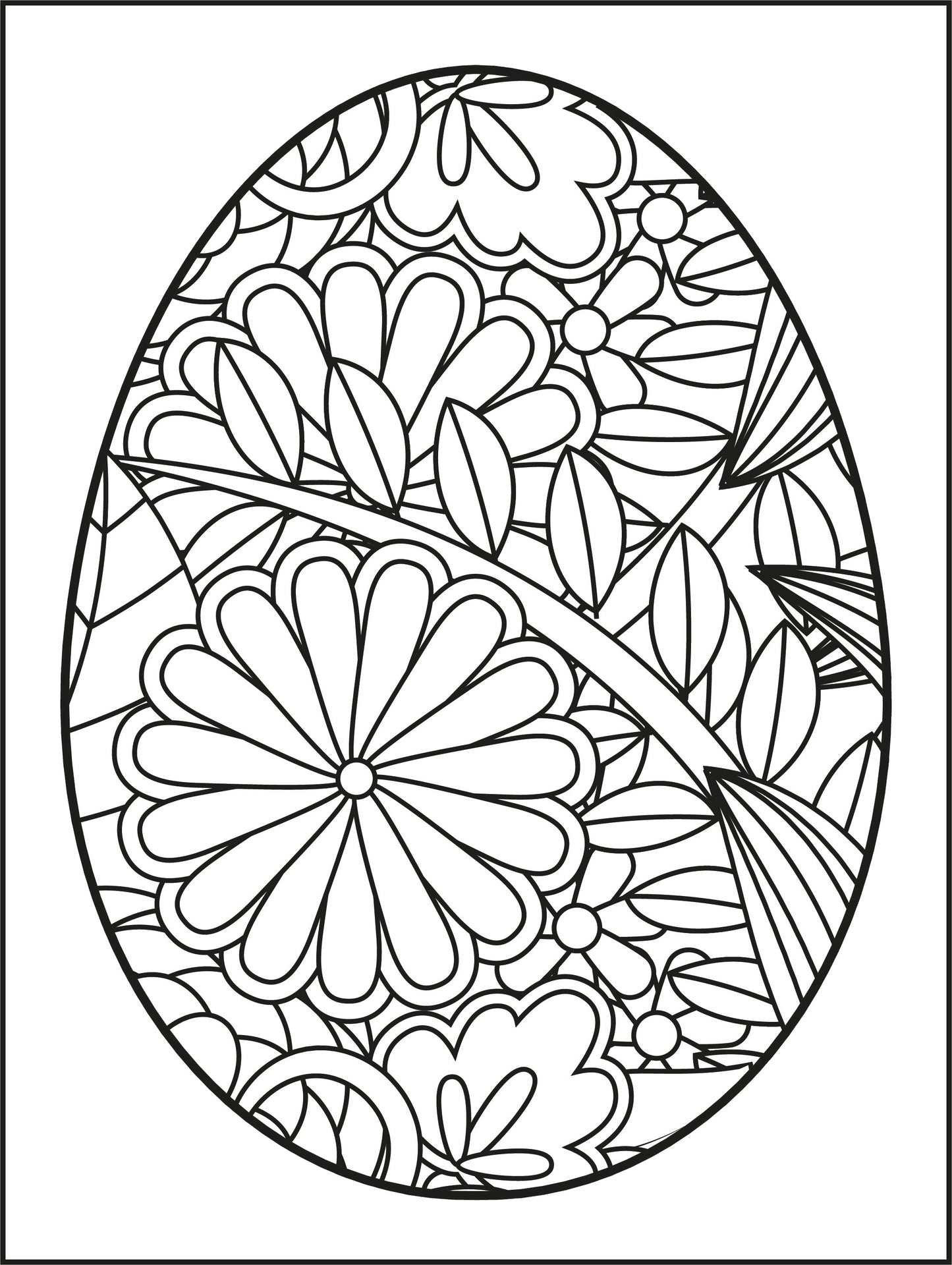 Easter Coloring Book for Adults