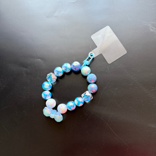 Ocean Dream Beaded Wristlet Keychain