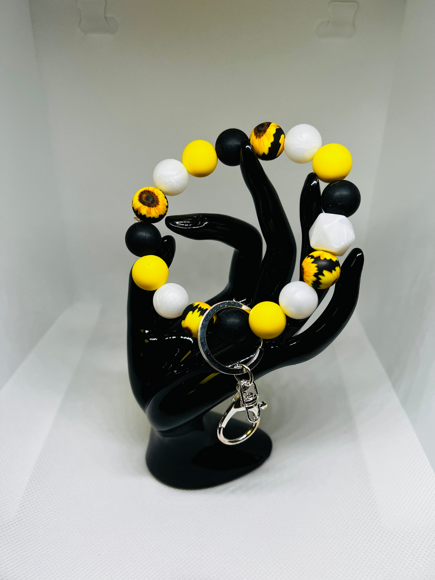 Beaded Silicone KeyChain