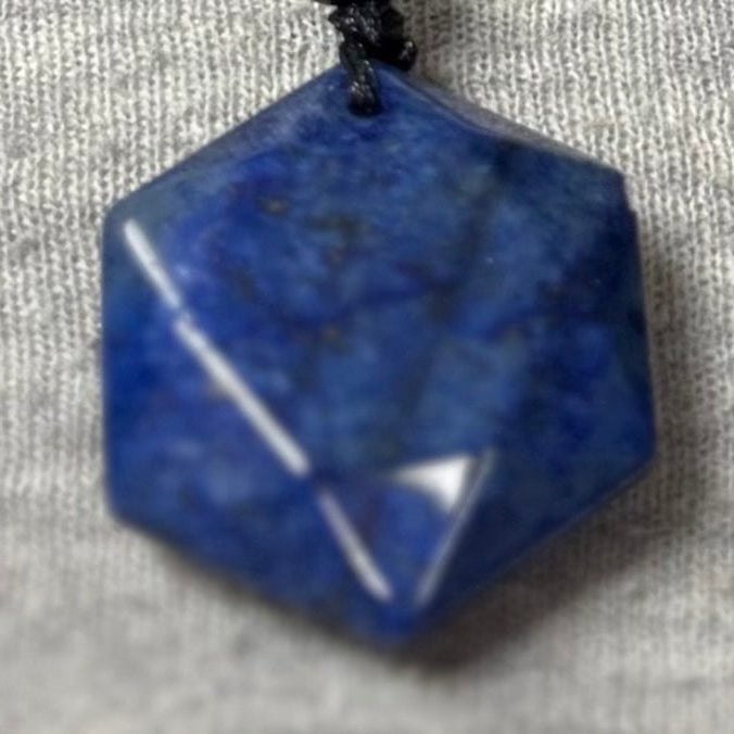 Blue Lapis Lazuli Adjustable Cord Necklace