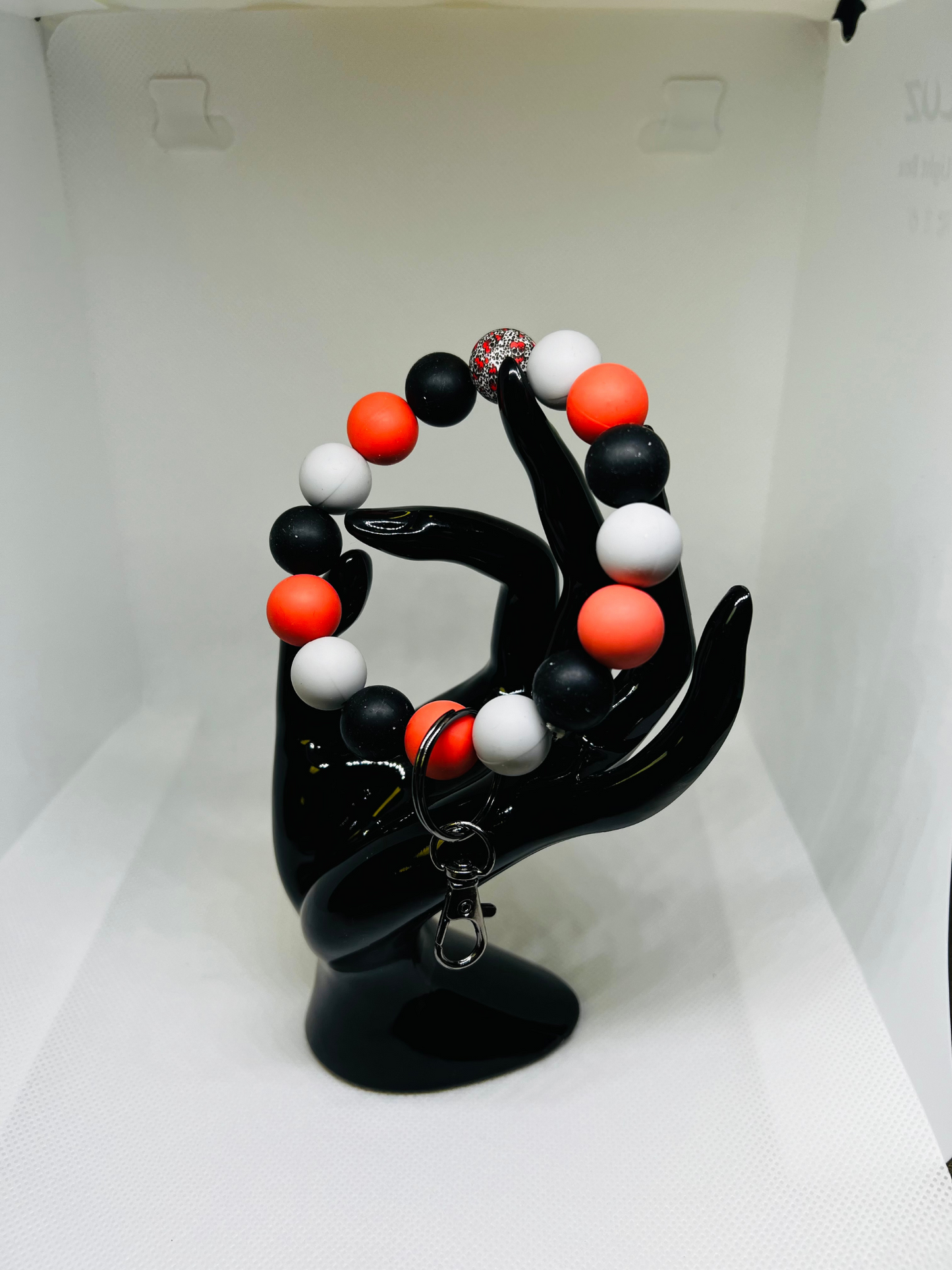 Beaded Silicone KeyChain