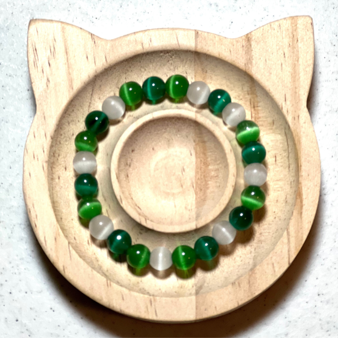 Lucky Elegance St Patricks Day Beaded Bracelet