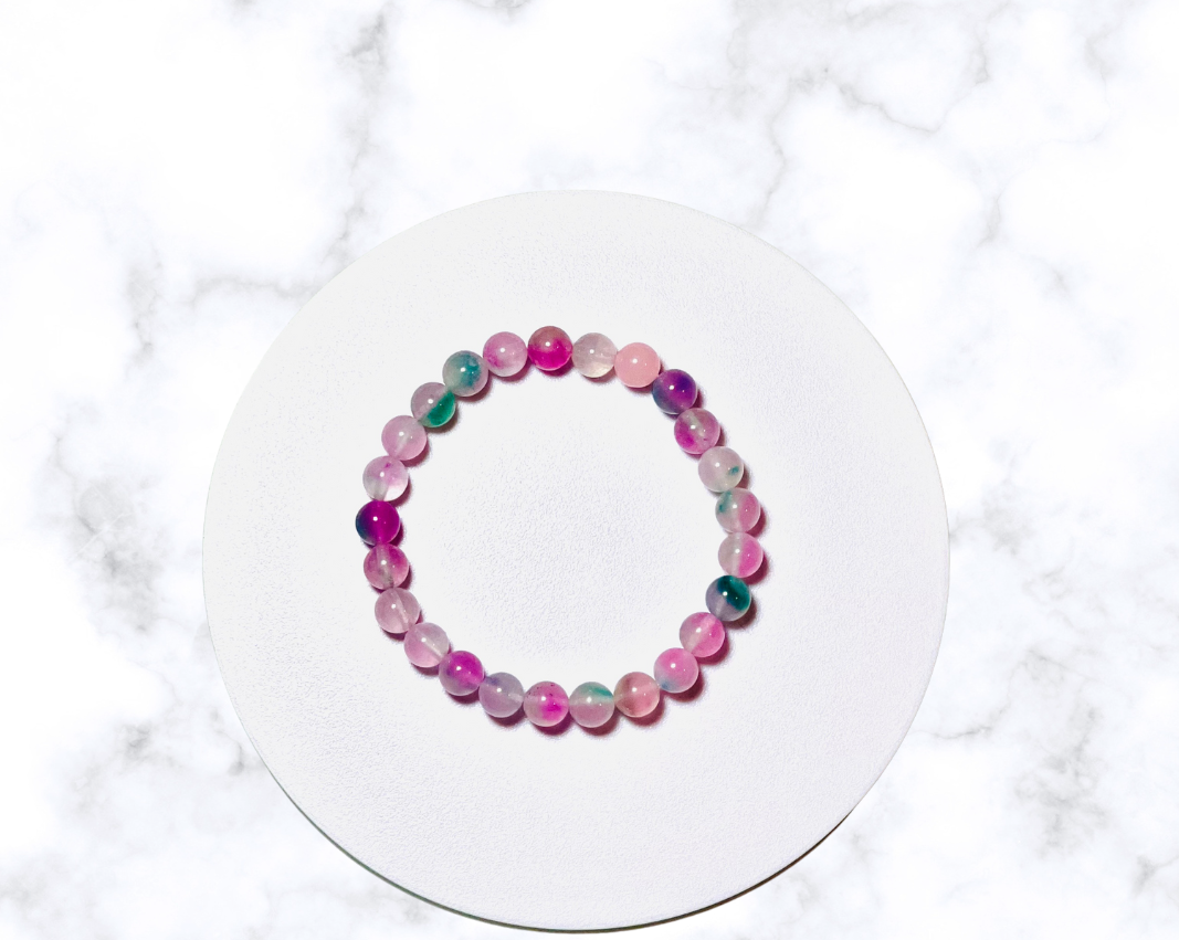 Unicorn Chalcedony Mix Stretch Bracelet