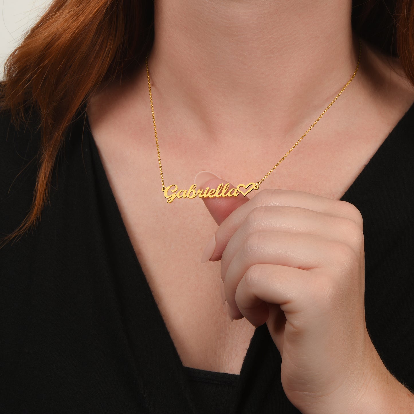 Name Heart Necklace