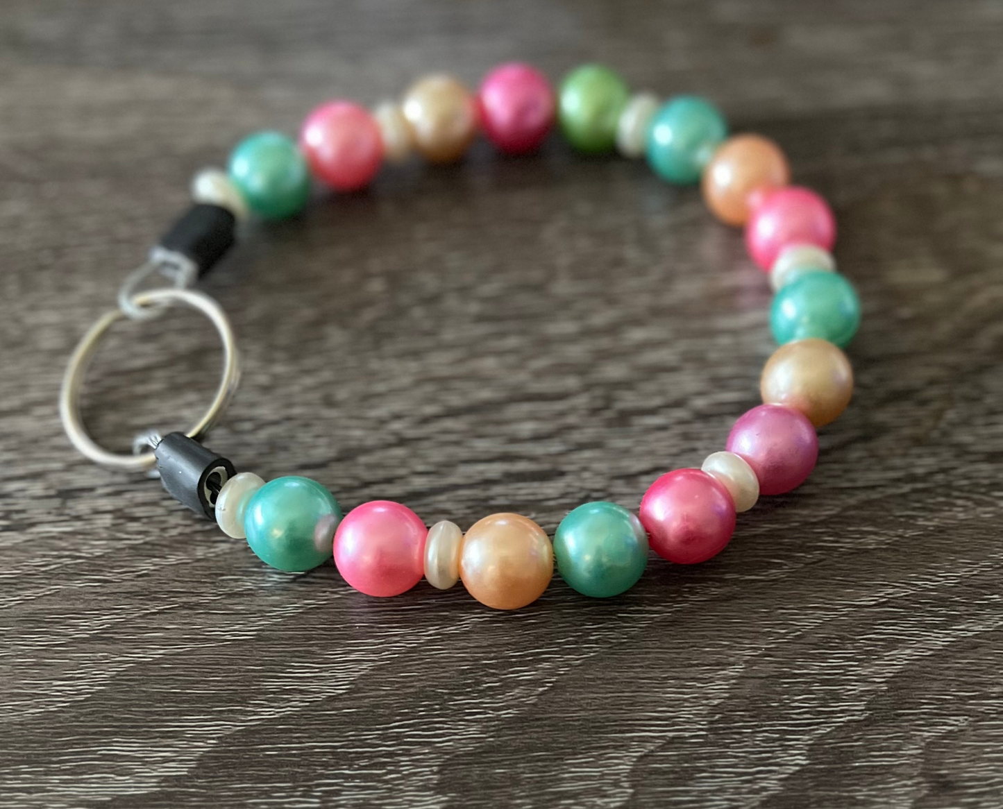 Springtime Elegance Pearl Dog Collar