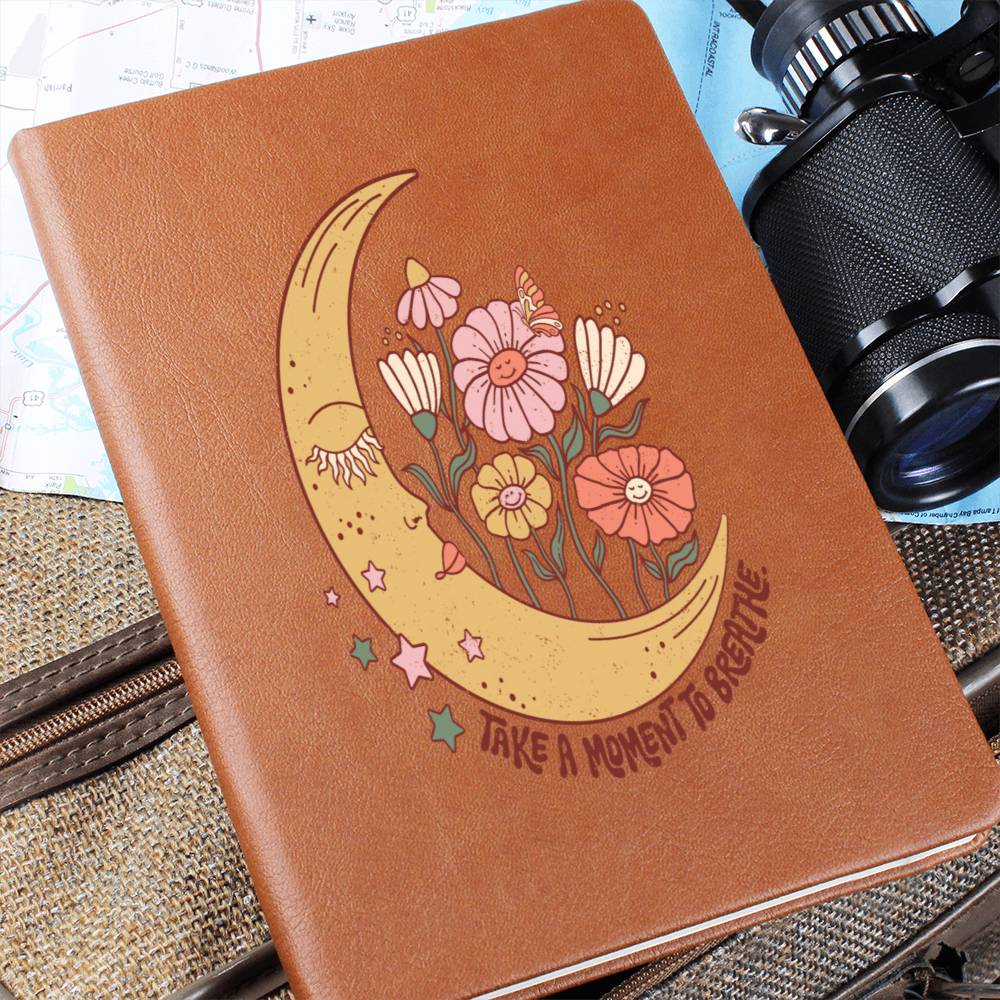 Leather Journal (TAKE A MOMENT TO BREATHE)