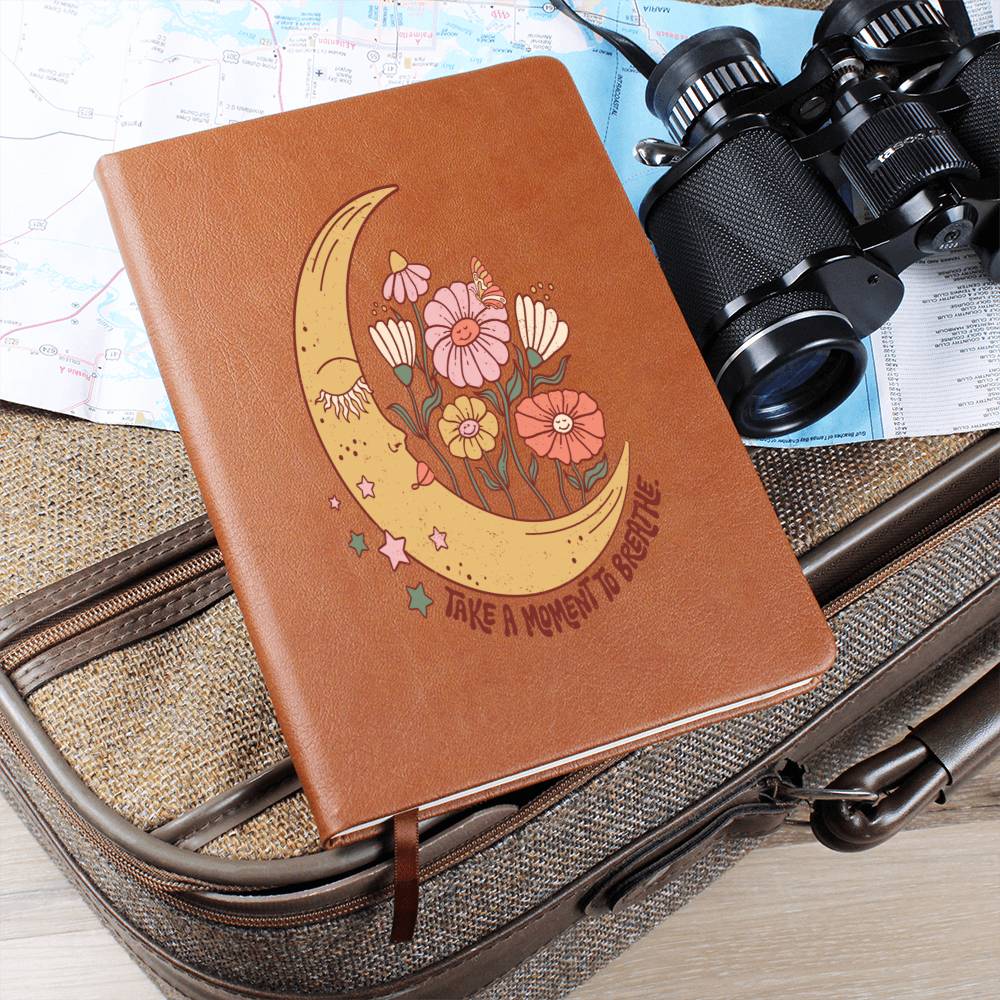 Leather Journal (TAKE A MOMENT TO BREATHE)