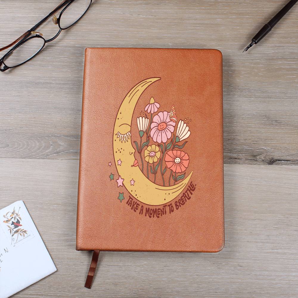 Leather Journal (TAKE A MOMENT TO BREATHE)