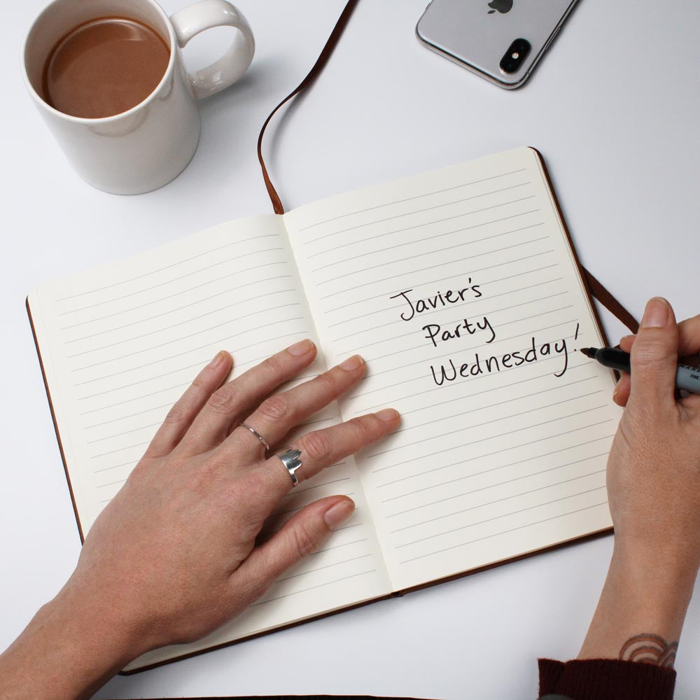 Leather Journal (TAKE A MOMENT TO BREATHE)