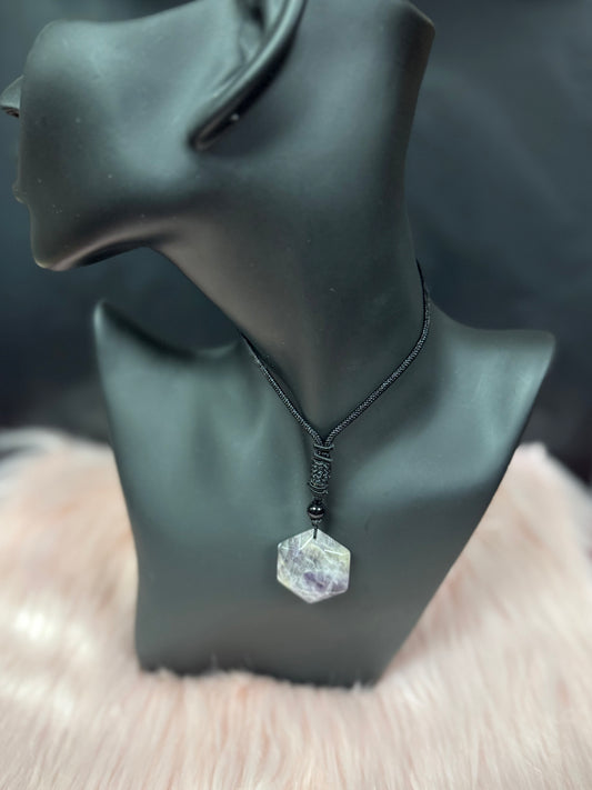 Amethyst Adjustable Cord Necklace