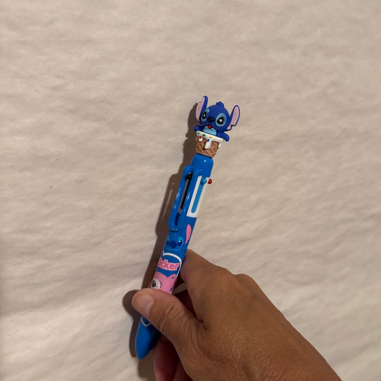 Blue Alien Ice Cream Pen – Kawaii Multi-Color Collectible Pen