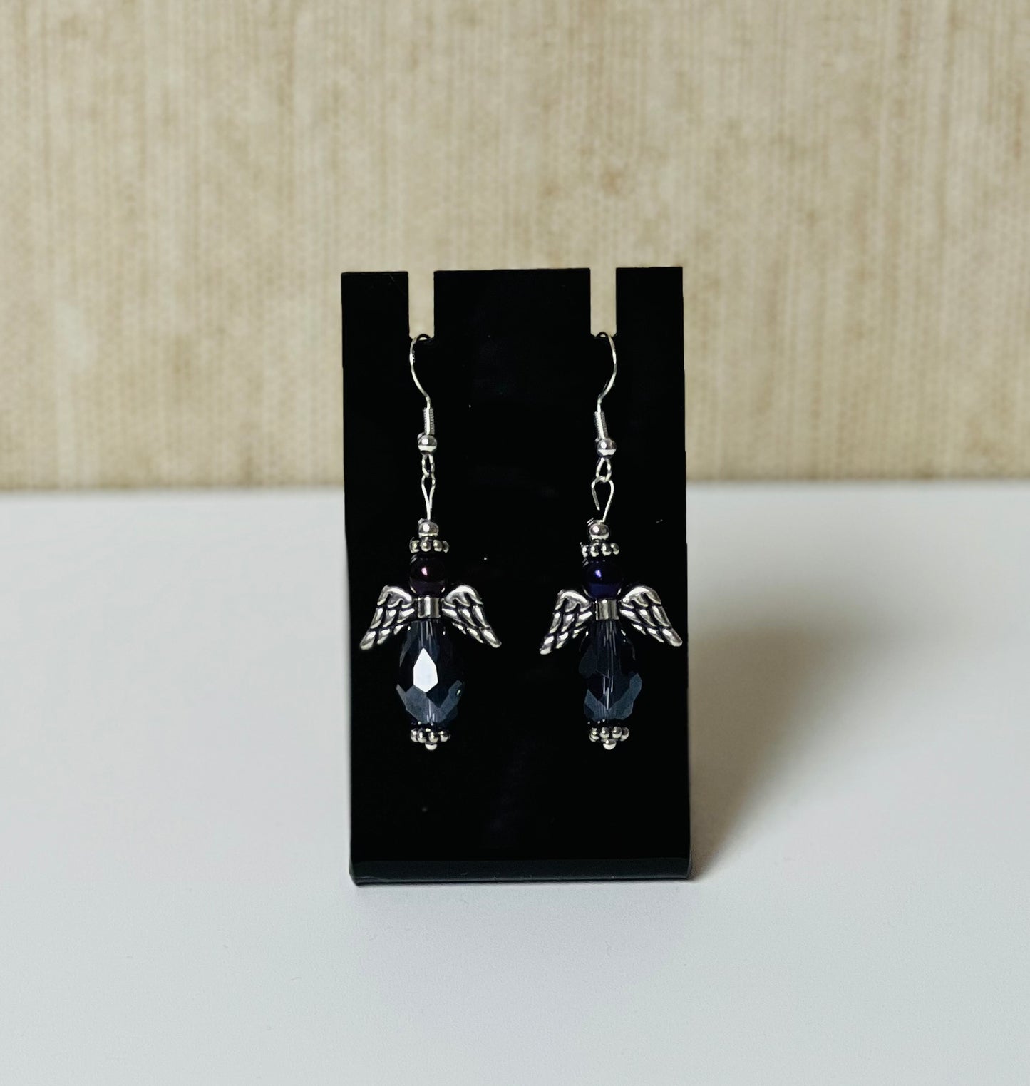 Ethereal Iridescent Angel Earrings