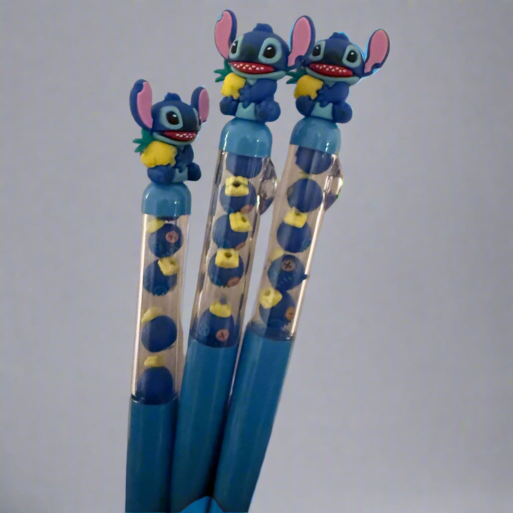 Blue Alien Pineapple Pen – Cute Collectible Writing Pen