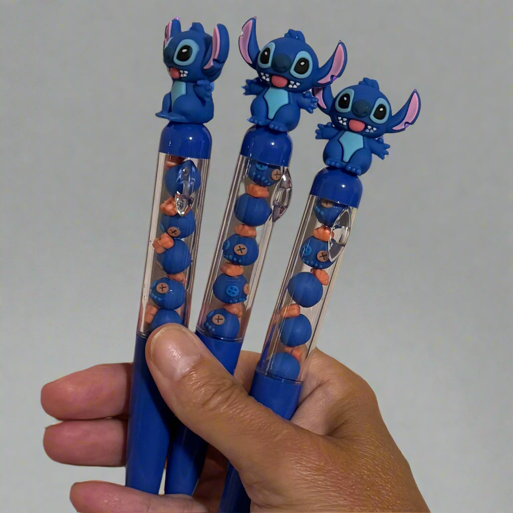 Blue Alien Pineapple Pen – Cute Collectible Writing Pen