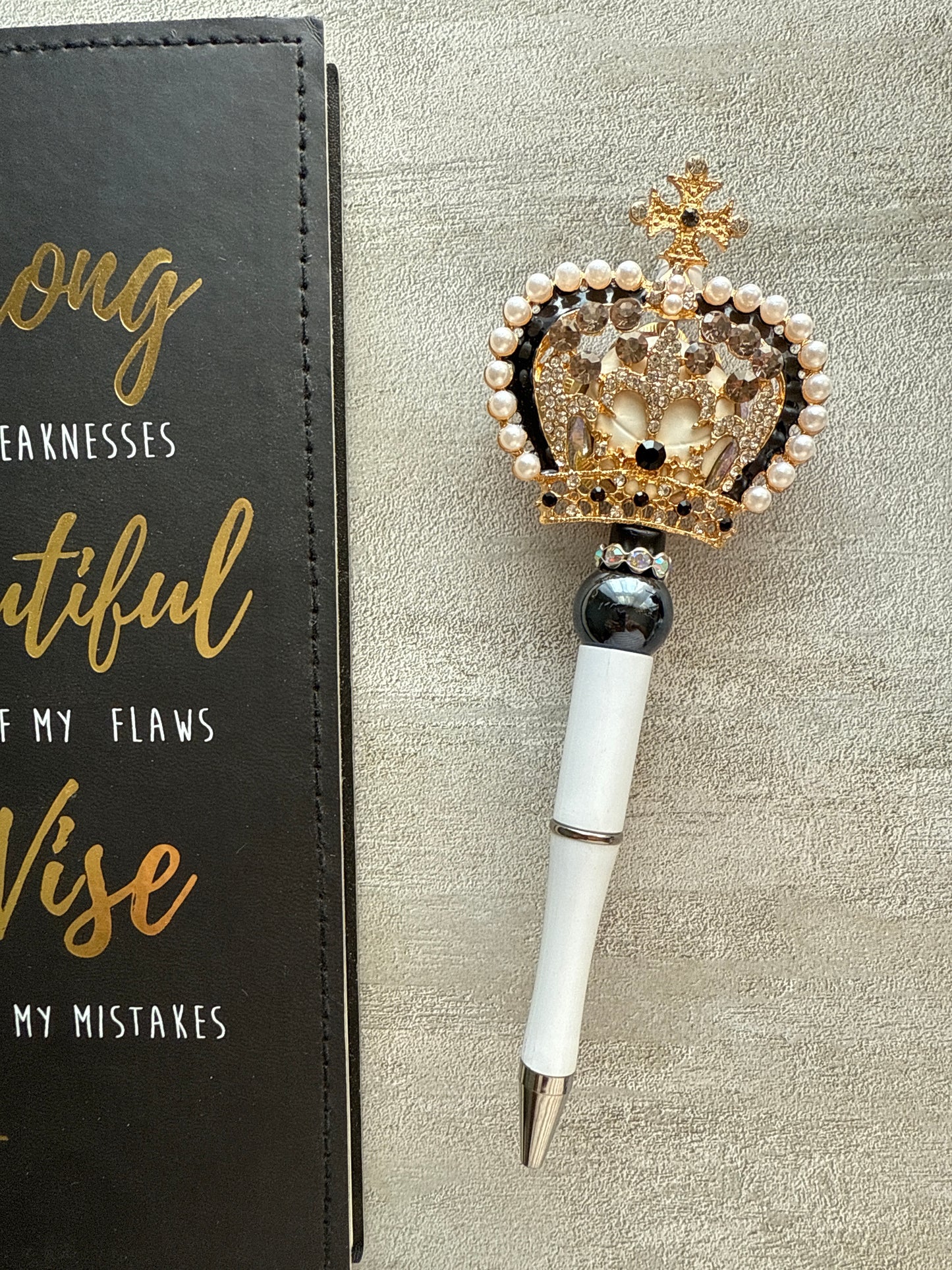 Crown Beaded Pen