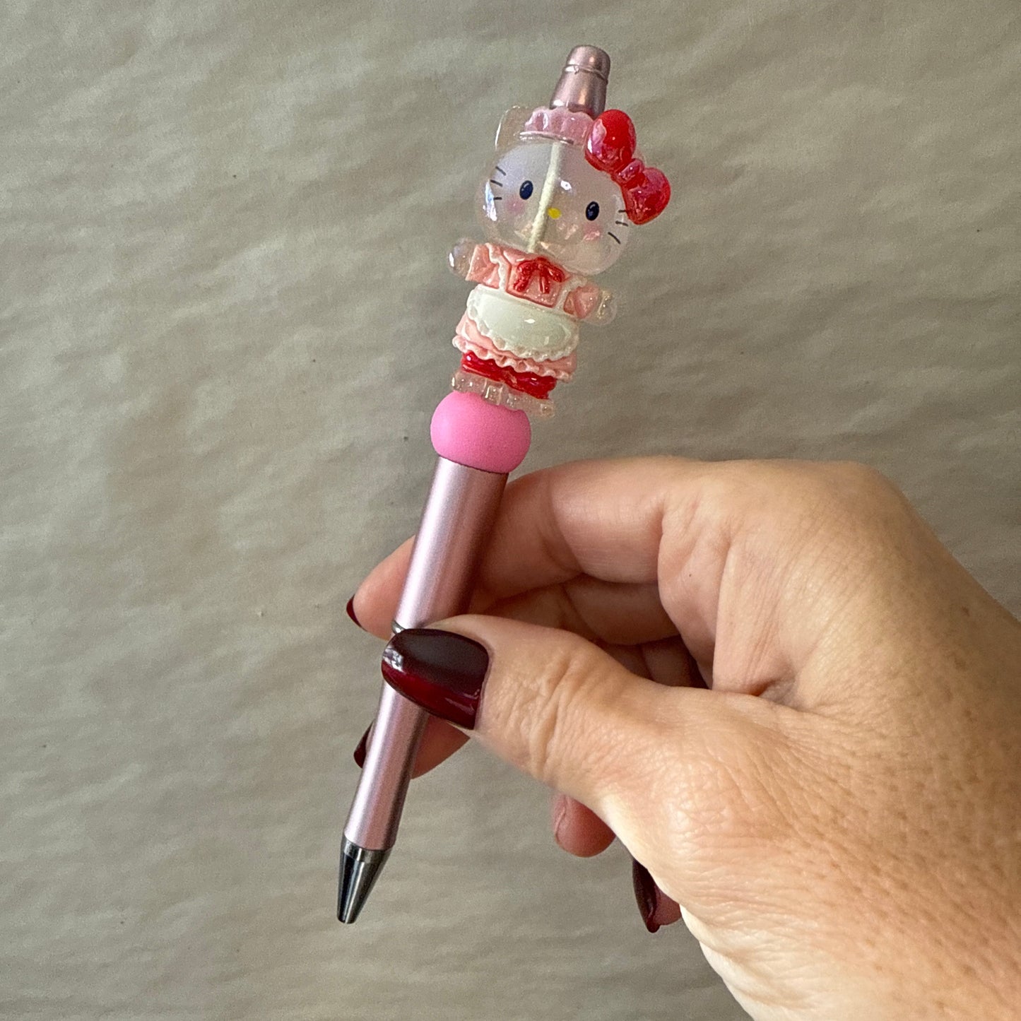 Pink & Red Cutie Holiday Specialty Bead Pen