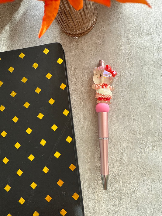 Pink & Red Cutie Holiday Specialty Bead Pen