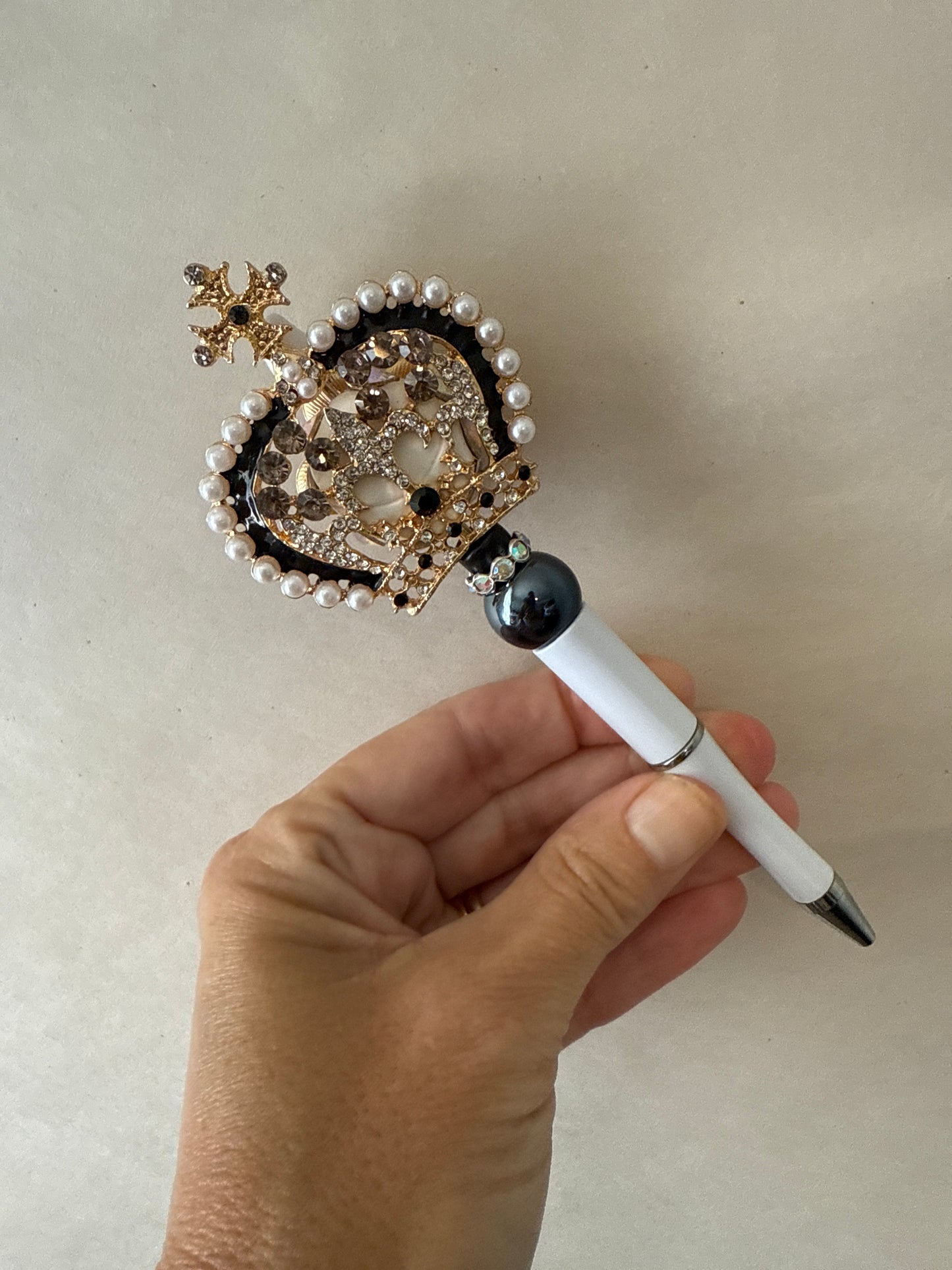 Crown Beaded Pen