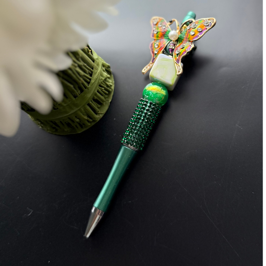 Emerald Enchantress Butterfly Pen