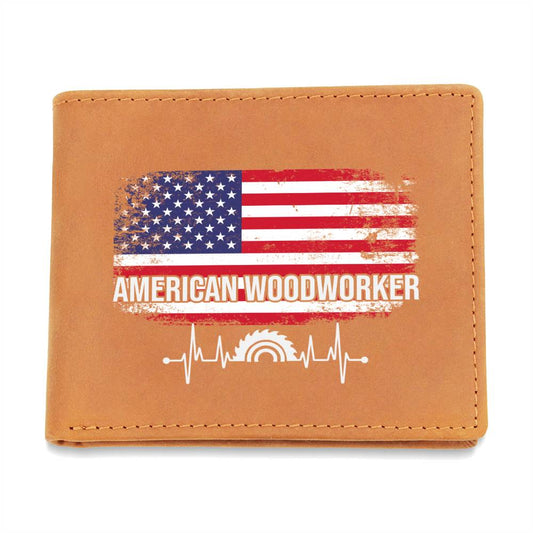 American Woodworker Leather Wallet