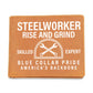 Graphic SteelWorker Leather Wallet