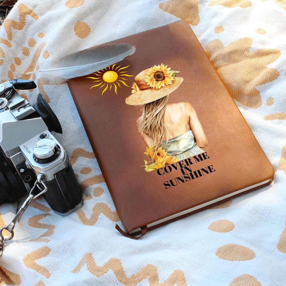 Leather Journal ( COVER ME IN SUNSHINE )