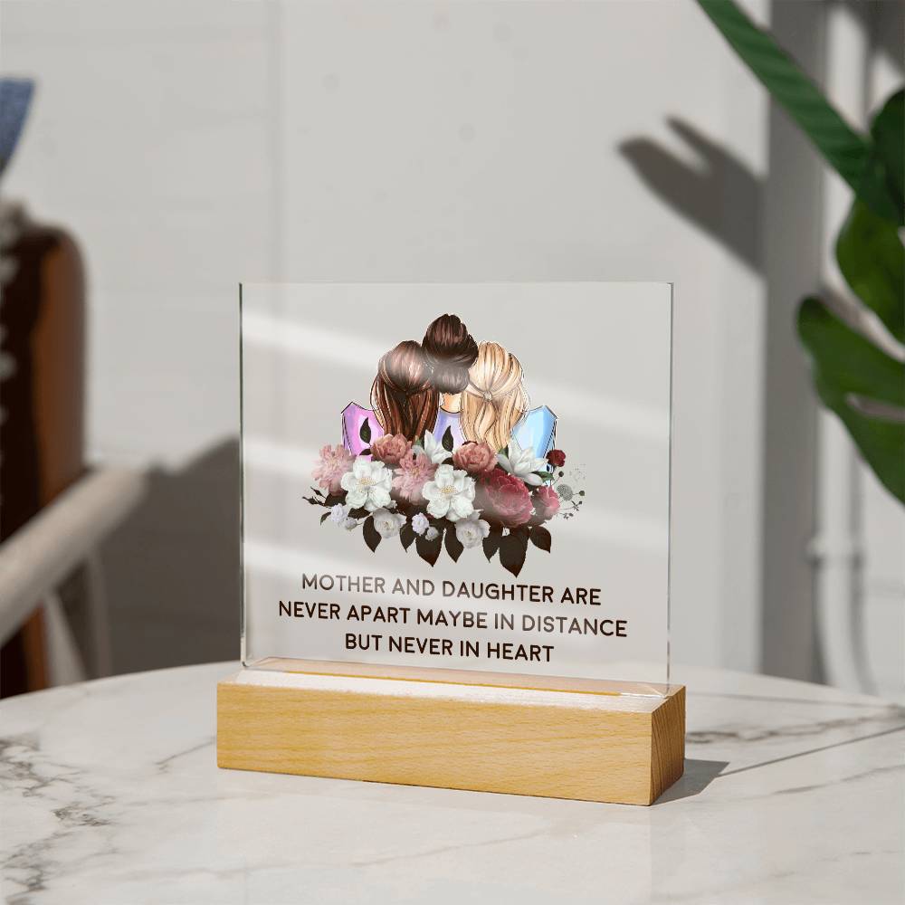 Mother and Daughter Acrylic Plaque
