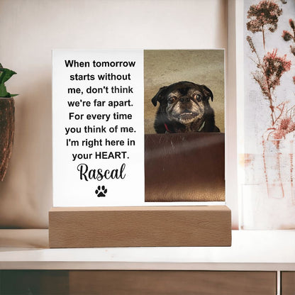 Acrylic Remembrance Plaque
